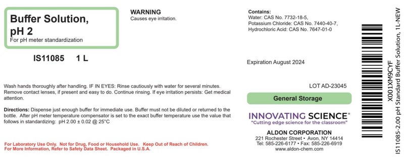 ALDON 2.00 pH Standard Buffer Solution, 1L - The Curated Chemical Collection - Image 1